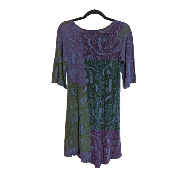 Gudrun Sjoden Floral Tunic Top Lagenlook S - Picture 6 of 7
